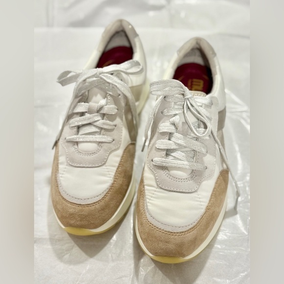 Munro Piper Sneakers 6WW White Combo Suede Leather Comfort Shoes - Picture 5 of 13